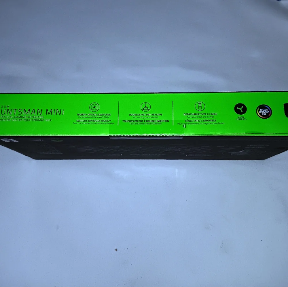 Razer Huntsman 60 Mini Keyboard - Black with RGB Lighting